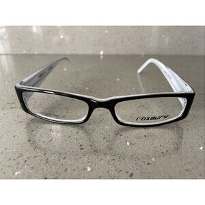 Roxbury Eyeglasses Frames ONLY 323 C61 53-17-135 Japan Black Full Rim